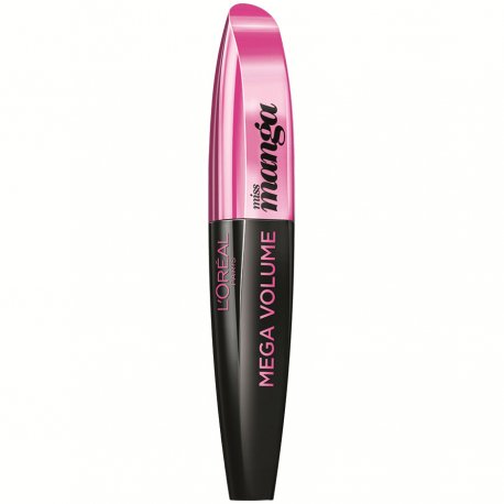 L\'Oreal Mascara Manga Mega VolumeMascara dotato di uno scovolino conico a 360° per depositare la formula mega-nera su o