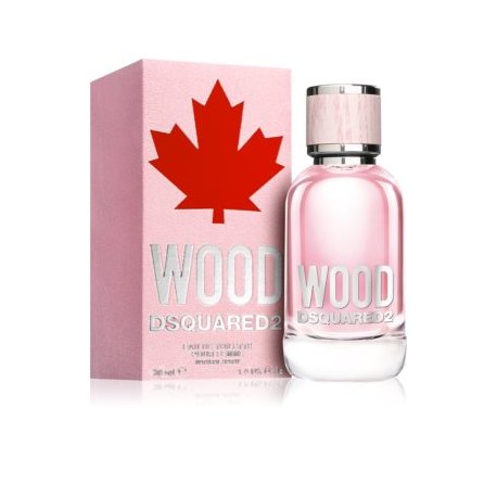 DSQUARED2 WOOD 50ML Il profumo Wood Pour Femme si apre con un’esplosione di succulento mandarino siciliano e foglie di l